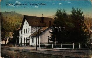 Visóvölgy, Valea Viseului (Máramaros); vasútállomás. Berger Miksa utóda kiadása / railway station (EK)