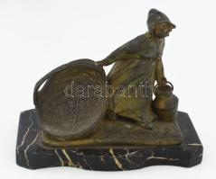 Kopcsányi Ottó: Dísztál. Jelzés nélkül, d: 20,5 cm