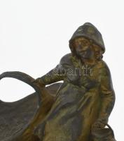 Kopcsányi Ottó: Dísztál. Jelzés nélkül, d: 20,5 cm