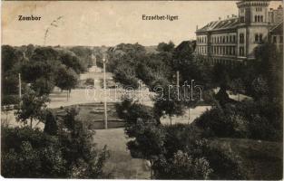 Zombor, Sombor; Erzsébet liget / park (Rb)