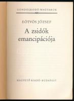 Eötvös József: A zsidók emancipációja. Bp., 1981, Magvető. Kiadói papírkötés, jó állapotban