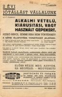 1939 Fényképezőgép és alkatrész árjegyzék