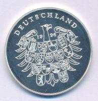 Németország DN "1958. Gorch Fock / Deutschland" jelöletlen Ag emlékérem kapszulában (9,98g...