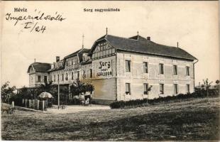 1942 Hévíz, Grand Hotel Sorg nagyszálloda. Mérei Ignác kiadása (fl)