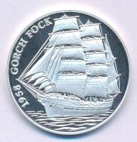 Németország DN "1958. Gorch Fock / Deutschland" jelöletlen Ag emlékérem kapszulában (9,96g...