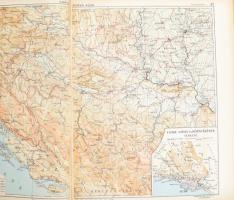 1913 Kogutowicz Manó: Földrajzi iskolai atlasza. Átdolgozta: Kogutowicz Károly. Bp., 1913, Magyar Fö...