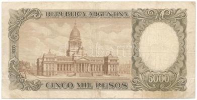 Argentína 1967-1969. 5000P T:VG folt, kis szakadás
Argentina 1967-1969. 5000 Pesos C:VG spot, small...