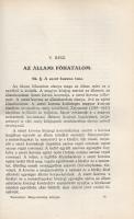 Tomcsányi Móric: Magyarország közjoga. Budapest, 1940. A szerző kiadása - Királyi Magyar Egyetemi Ny...
