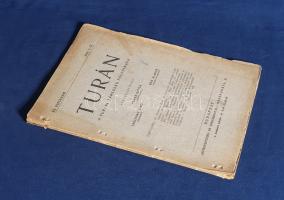 [Folyóirat] Turán. A Turáni Társaság folyóirata. XII. évfolyam, 1-4. szám. [Teljes évfolyam.]
Budap...