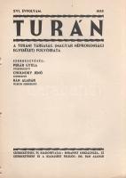[Folyóirat] Turán. A Turáni Társaság (Magyar Néprokonsági Egyesület) folyóirata. XVI. évfolyam, 1-4....