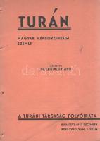 [Folyóirat] Turán. Magyar néprokonsági szemle. A Turáni Társaság folyóirata. XXVI. évfolyam, 1. és 2...
