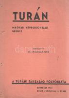 [Folyóirat] Turán. Magyar néprokonsági szemle. A Turáni Társaság folyóirata. XXVII. évfolyam, 1-2. é...