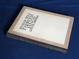 Lázár Béla:  Fadrusz János élete és művészete. Budapest, (1923). Athenaeum Irodalmi és Nyomdai Rt. 1 t. (címkép) + 207 + [1] p. + 1 t. (kihajtható) + 1 hasonmás (kétleveles) + 43 t. (42 kétoldalas). Egyetlen kiadás. Fadrusz János (1858-1903) szobrászművész, a 19. századi magyar historizáló szobrászművészet egyik legnagyobbja. Az öntörvényű, konfliktusokat is vállaló művész életrajza egyúttal bepillantást nyújt a századvég művészeti világának vitákkal övezett világába. Oldalszámozáson belül gazdag szöveg közti illusztrációs anyaggal. Aranyozott gerincű kiadói félvászon kötésben. Szép példány.