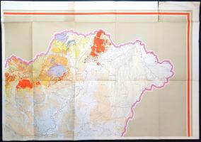 [Térkép.] Magyarország földtani térképe [1956]. Szerkesztette: a Magyar Állami Földtani Intézet, az ...