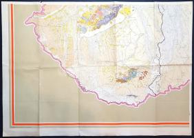 [Térkép.] Magyarország földtani térképe [1956]. Szerkesztette: a Magyar Állami Földtani Intézet, az ...