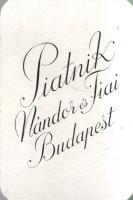 [Kártyacsomag.] Miniatűr magyarkártya-csomag. (1930-as évek)
Budapest, (1936 körül). Piatnik Nándor...