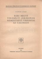 Csapodi Csaba: 
Bars megye verebélyi járásának nemzetiségi viszonyai az újkorban.
Budapest, 1942. ...