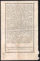 1791 Dictio primatis Josephi a Batthyan in sessione diaetali quinta... Posonii, Landerer. 4p