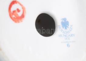 Hollóházi vizapár + mókus, vizapáron lepattanással, jelzett