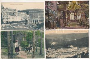 Mariánské Lázne, Marienbad; - 4 db régi képeslap / 4 pre-1945 postcards