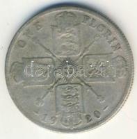 Nagy-Britannia 1920. 1Fl Ag V.György T:3 ph