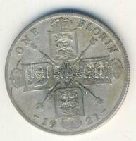 Nagy-Britannia 1921. 1Fl Ag V.György T:3