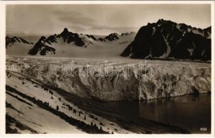 Spitsbergen, Spitzbergen (Svalbard); Magdalenefjord, Waggonway / Magdalenenbucht, Gletscher / glacier