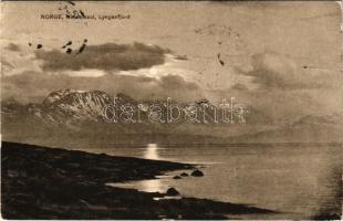 1913 Lyngenfjord, Midnatssol / midnight sun (EK)