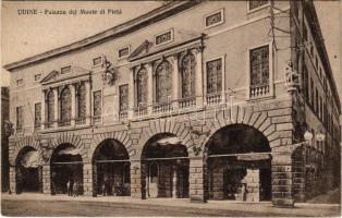 1918 Udine, Palazzo del Monte di Pieta / palace (glue marks)