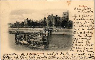 1903 London, Lambeth Palace, steamship (fl)