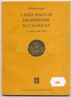 Huszár Lajos: A régi magyar emlékérmek katalógusa - Erdély (1540-1848). Magyar Éremgyűjtők Egyesülete, Budapest, 1984. Használt, de szép állapotban.