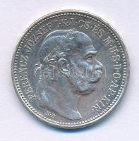 1915KB 1K Ag "Ferenc József" T:XF patina Adamo K5.1