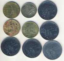 Olaszország 1979-1995. Kis "FAO" tétel, benne 100L (6x) 2 klf, 200L (3x) 2 klf T:1,1/2,2,3