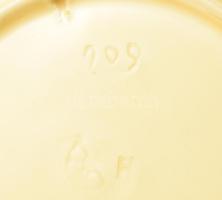 Körmöcbánya szecessziós virágmintás falitányér, jelzett, d: 18 cm