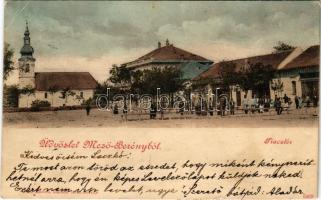 1900 Mezőberény, Piactér, templom (EK)