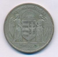 1930. 5P Ag " Horthy jobbra" T:VF Adamo P8