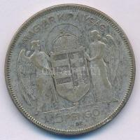 1930. 5P Ag " Horthy jobbra" T:VF,F Adamo P8
