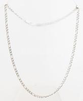 Ezüst(Ag) figaro nyaklánc, jelzett, h: 41 cm, nettó: 6,1 g