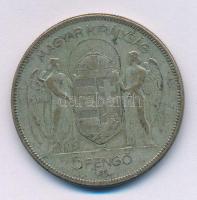 1930. 5P Ag " Horthy jobbra" T:VF,F Adamo P8