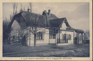 Nagycenk GYSEV vasútállomás (fa)