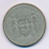 1930. 5P Ag " Horthy jobbra" T:F Adamo P8