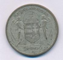 1930. 5P Ag " Horthy jobbra" T:F Adamo P8