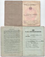 4db-os betétkönyv-tétel a Horthy- és a szocialista korszakból. Mindegyik részben kitöltve, használt ...