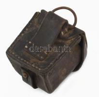 katonai bőr tölténytartó 8x10 cm