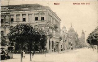 Kassa, Kosice; Kossuth Lajos utca, piac / street, market (EK)