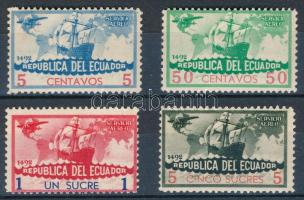 Ecuador 4 klf légi posta bélyeg (ca Mi EUR 120,-)