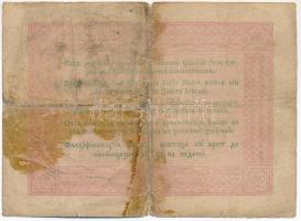 1848. 5Ft "Kossuth bankó" vörösesbarna nyomat T:F,VG beszakadások, folt
Adamo G109