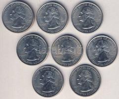 USA 1999-2006. 1/4$ 8klf db "Georgia, Delaware, New Jersey, Maryland, Pennsylvania, Nevada, Mas...