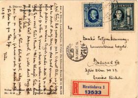 1941 Drei Landenbäume. Kunsthalle Bremen s: A. Dürer (small tear)