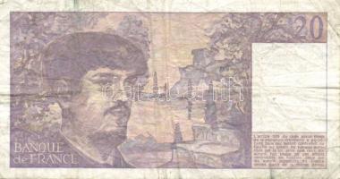 Franciaország 1939.10.5. 10Fr (2x) + 1987. 20Fr + 1997. 20Fr össz. 4 db T:III